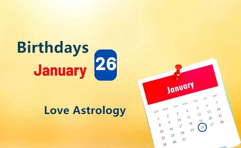 January 26th Birthday Love Astrology