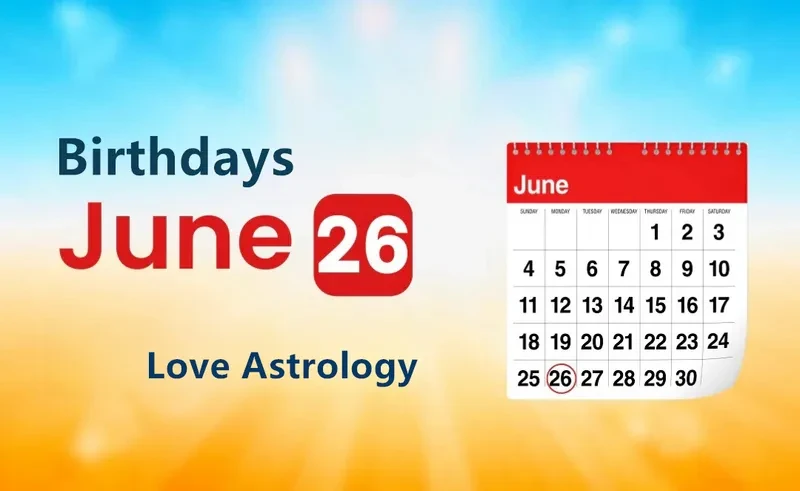 June 26th Birthday Love Astrology