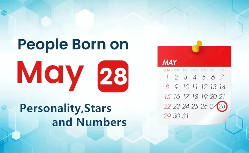 People Born on May 28th Personality,Stars,Numbers